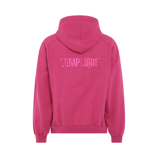 Triple Stitch Hoodie in Pink