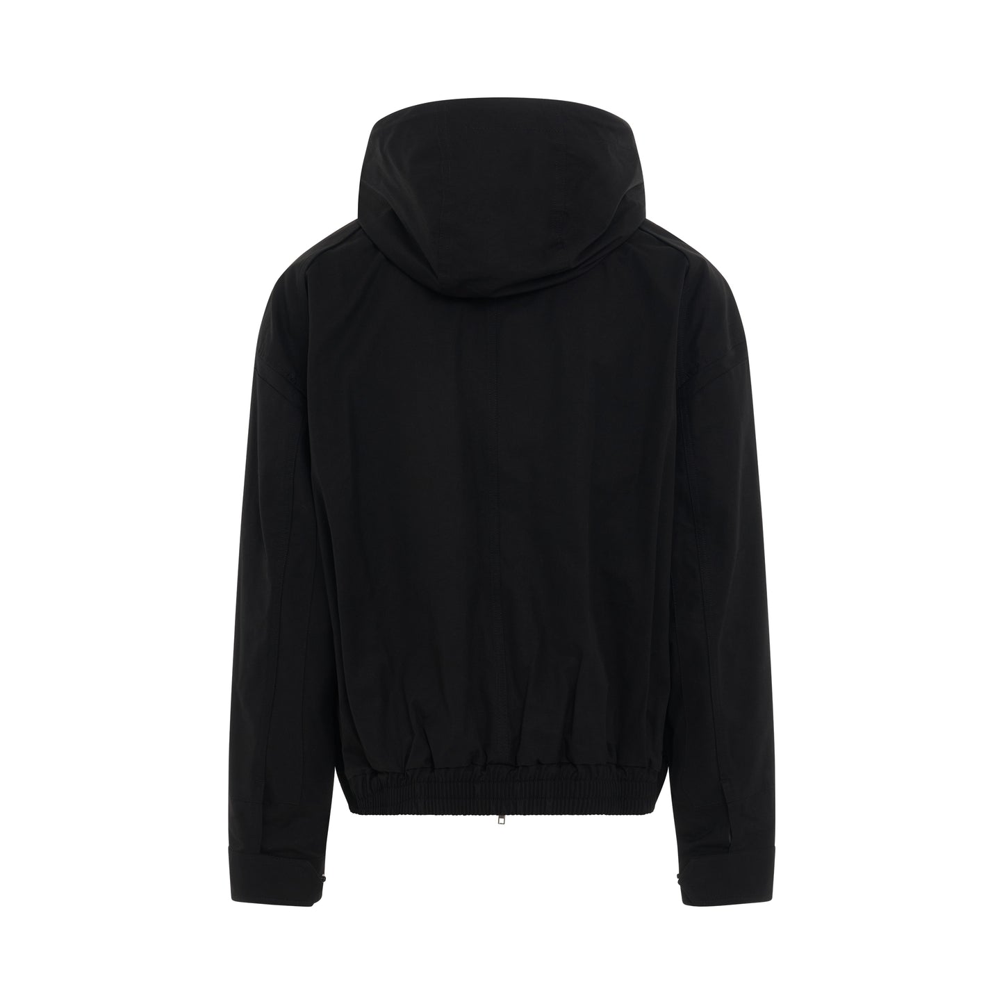 Pocket Shirt with Hood in Black