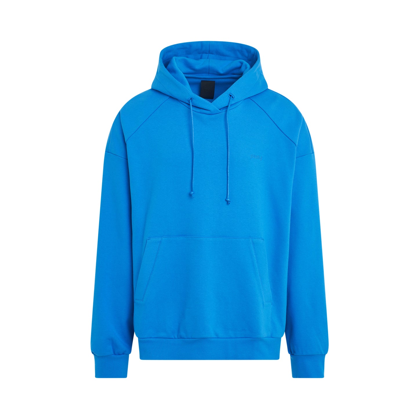 Loose Fit Graphic Print Hoodie in Blue