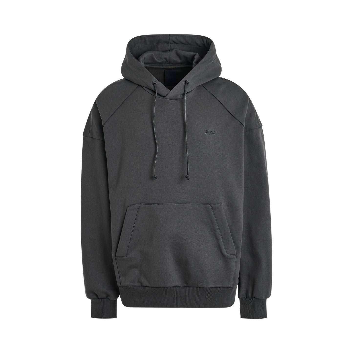 Loose Fit Graphic Embroidered Hoodie in Grey