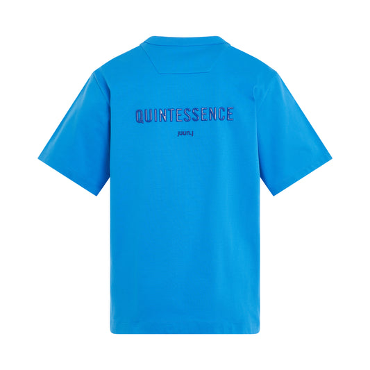 Loose Fit Short Sleeve T-Shirt in Blue