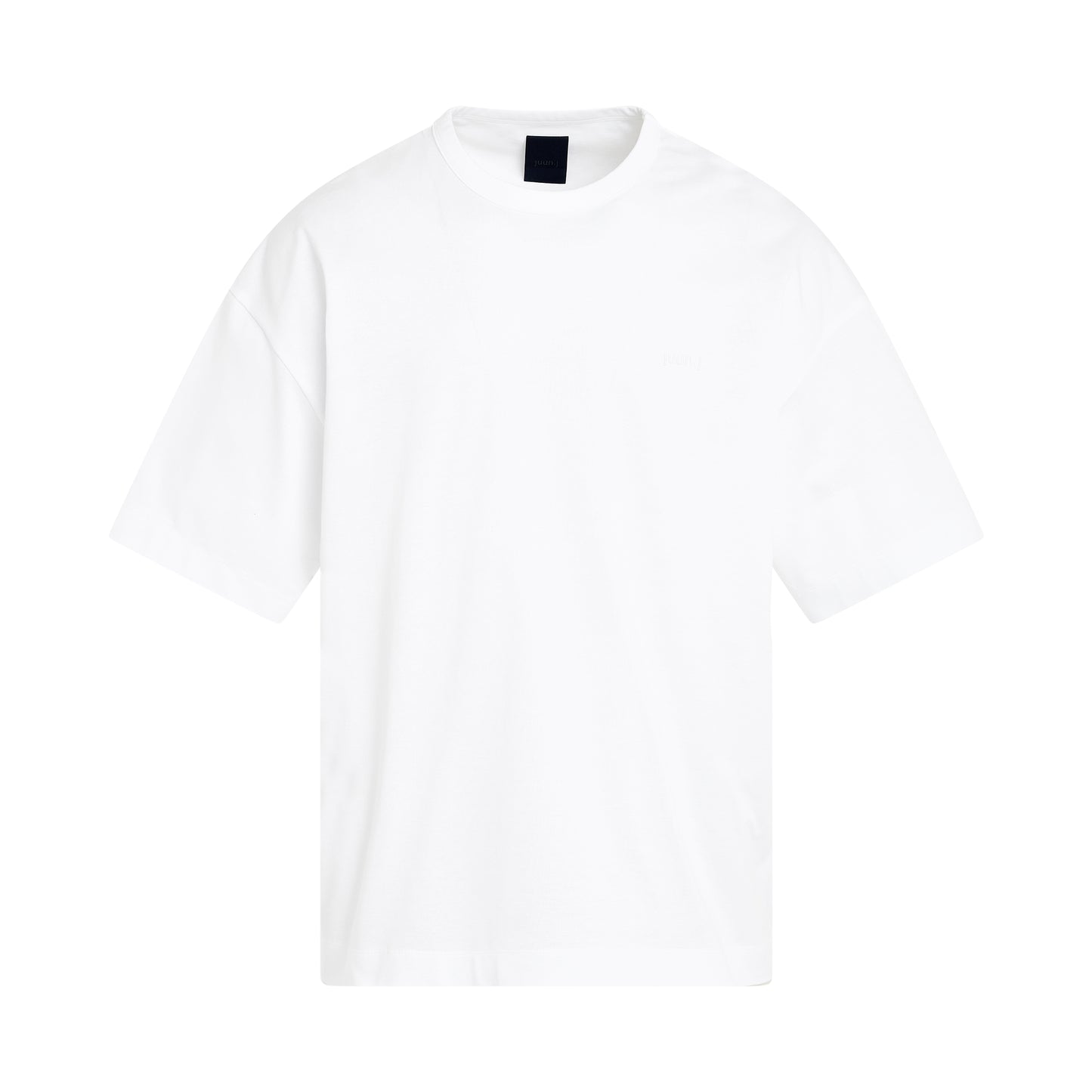 Semi-Over Fit Short Sleeve T-Shirt in White