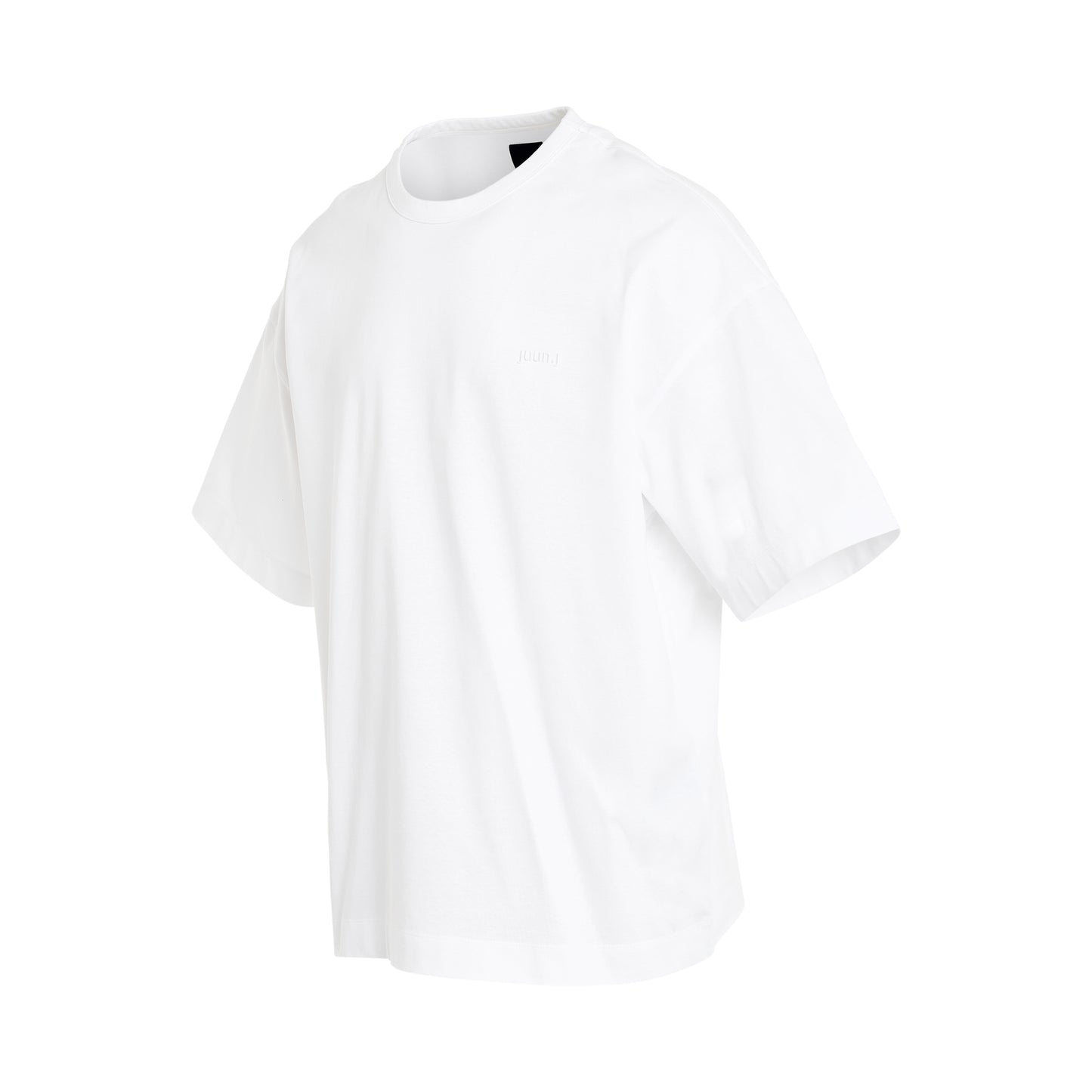Semi-Over Fit Short Sleeve T-Shirt in White