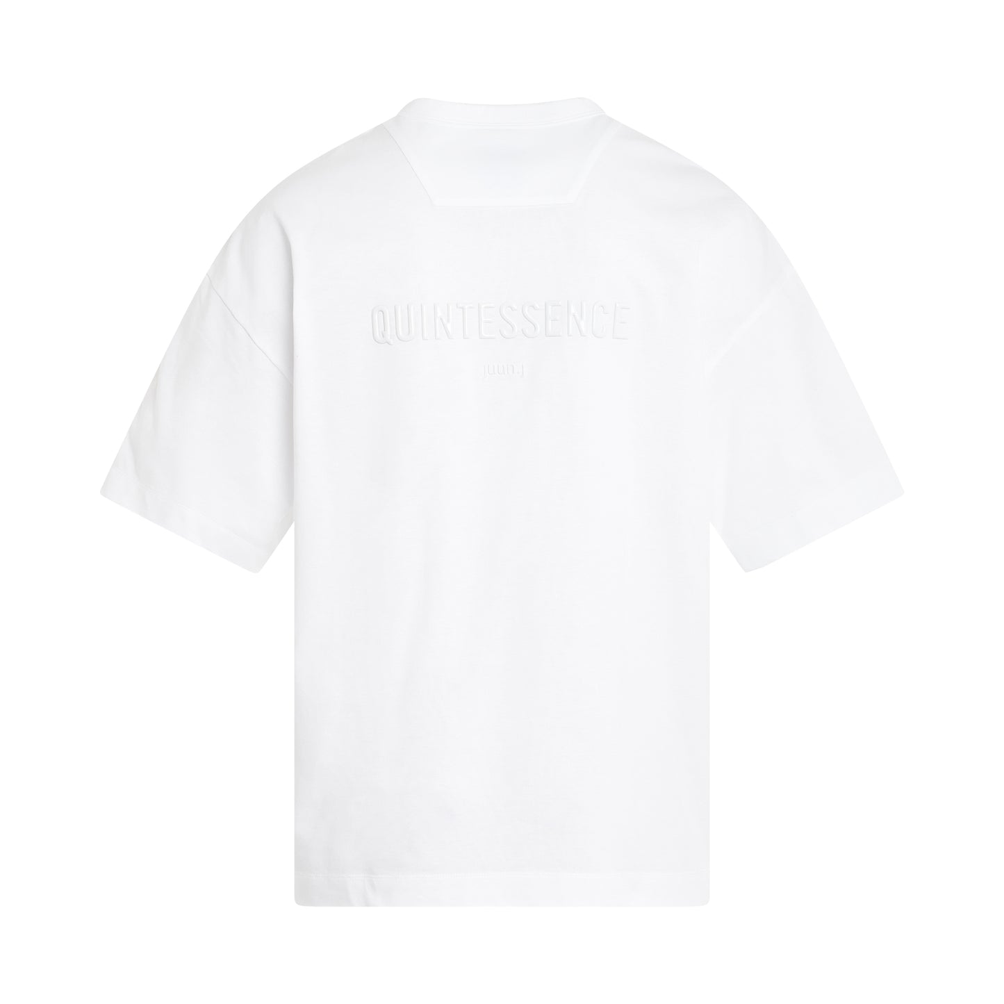 Semi-Over Fit Short Sleeve T-Shirt in White