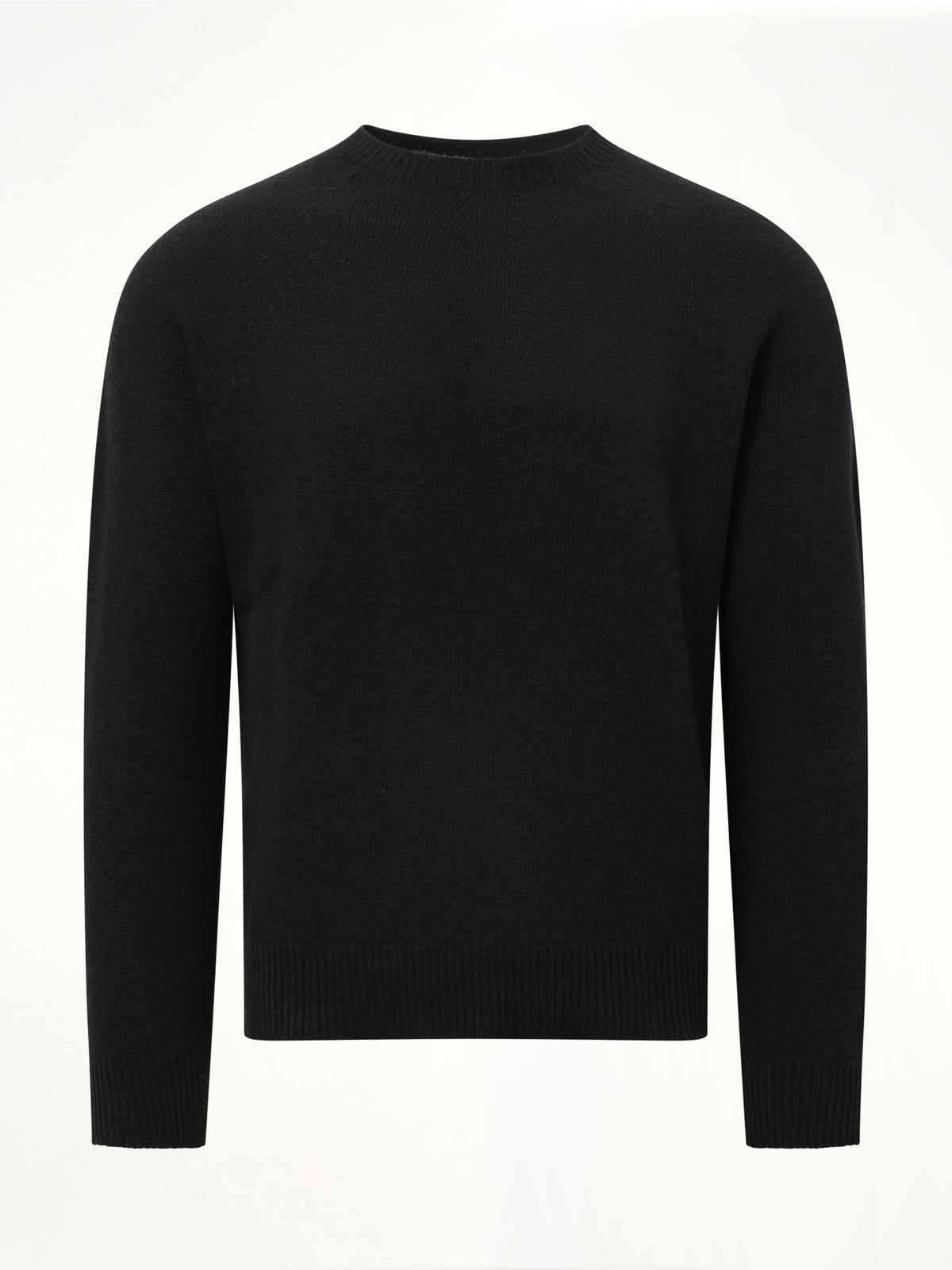 Cashmere Seamless Sweater in Black