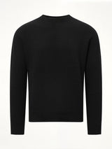 Cashmere Seamless Sweater in Black