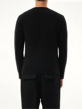 Cashmere Seamless Sweater in Black