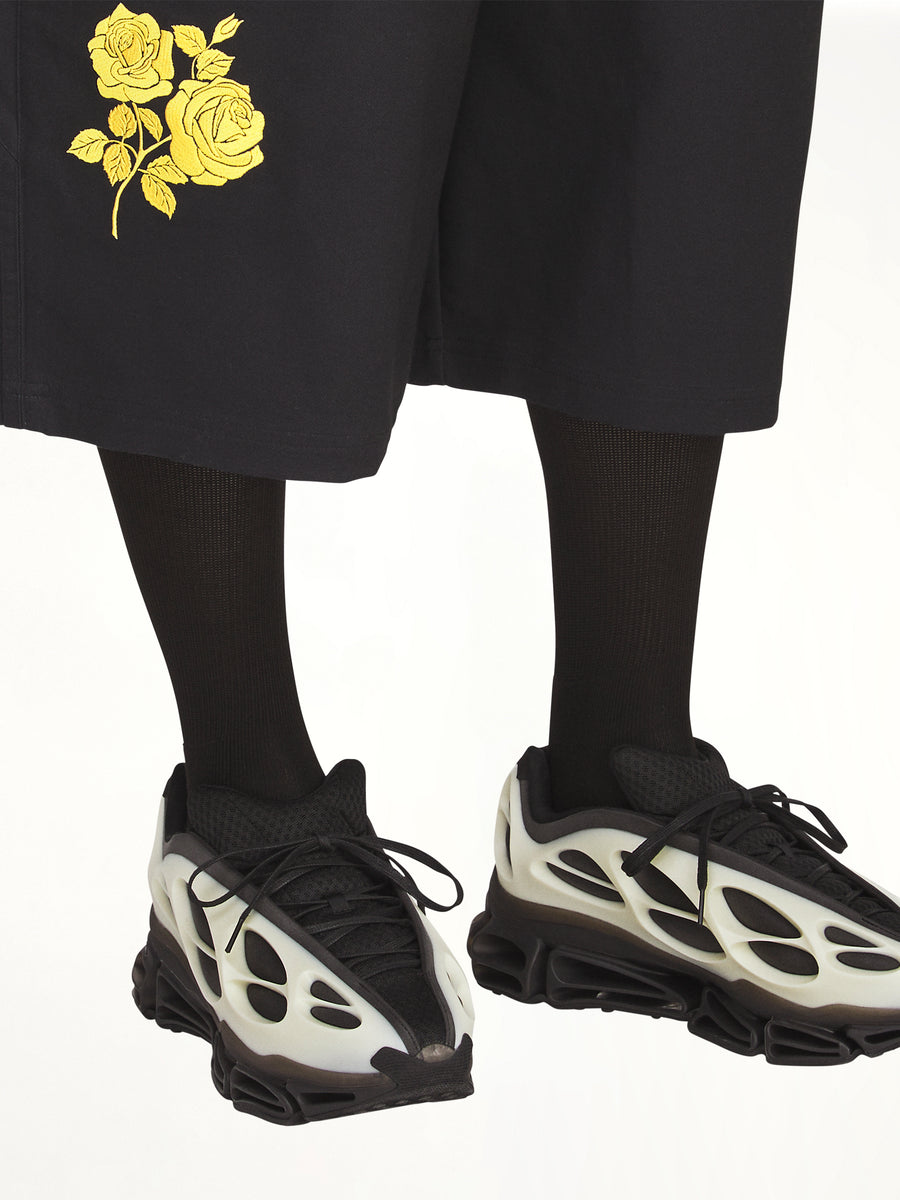 Adidas x Willy Mega Low Sneaker in Core Black/Cream White