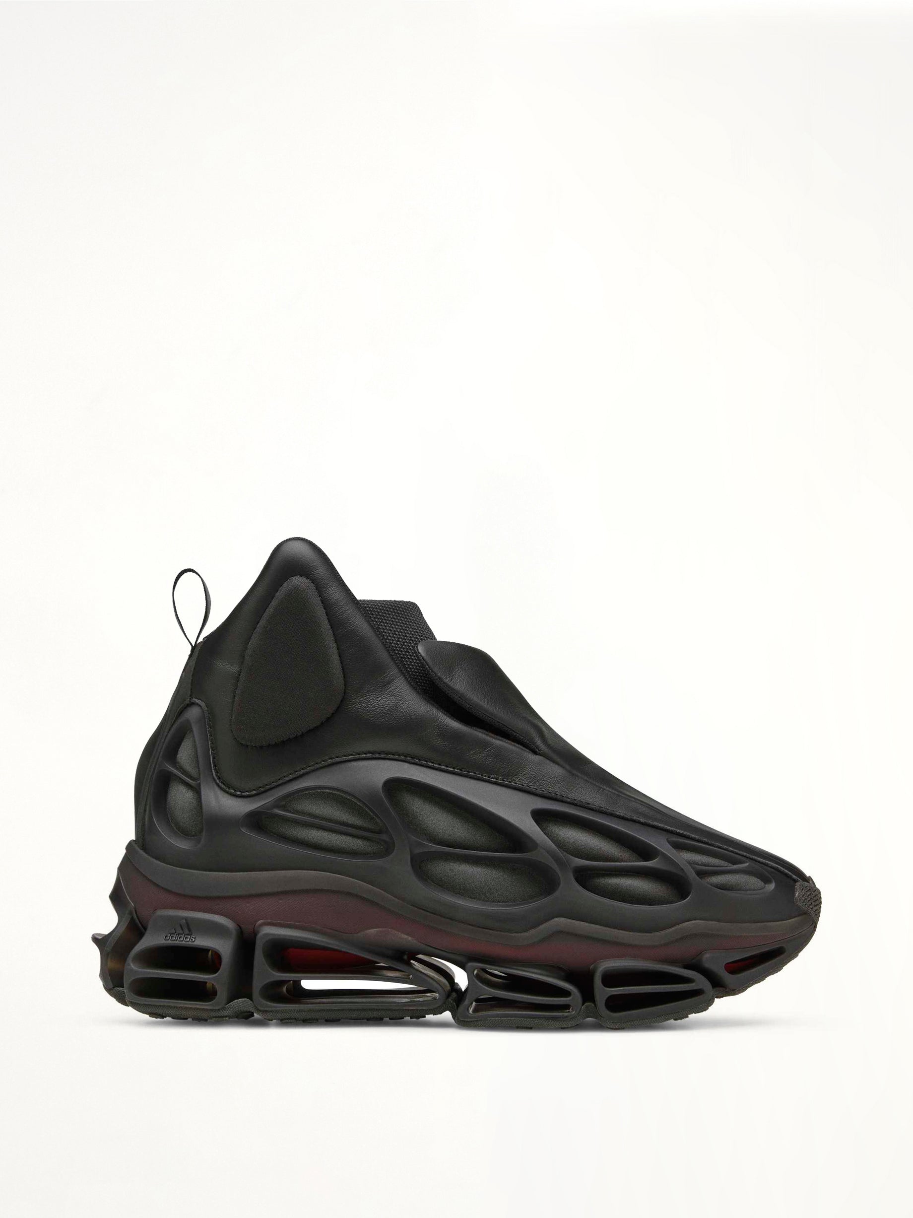 Adidas x Chavarria Mega Mid Sneaker in Core Black