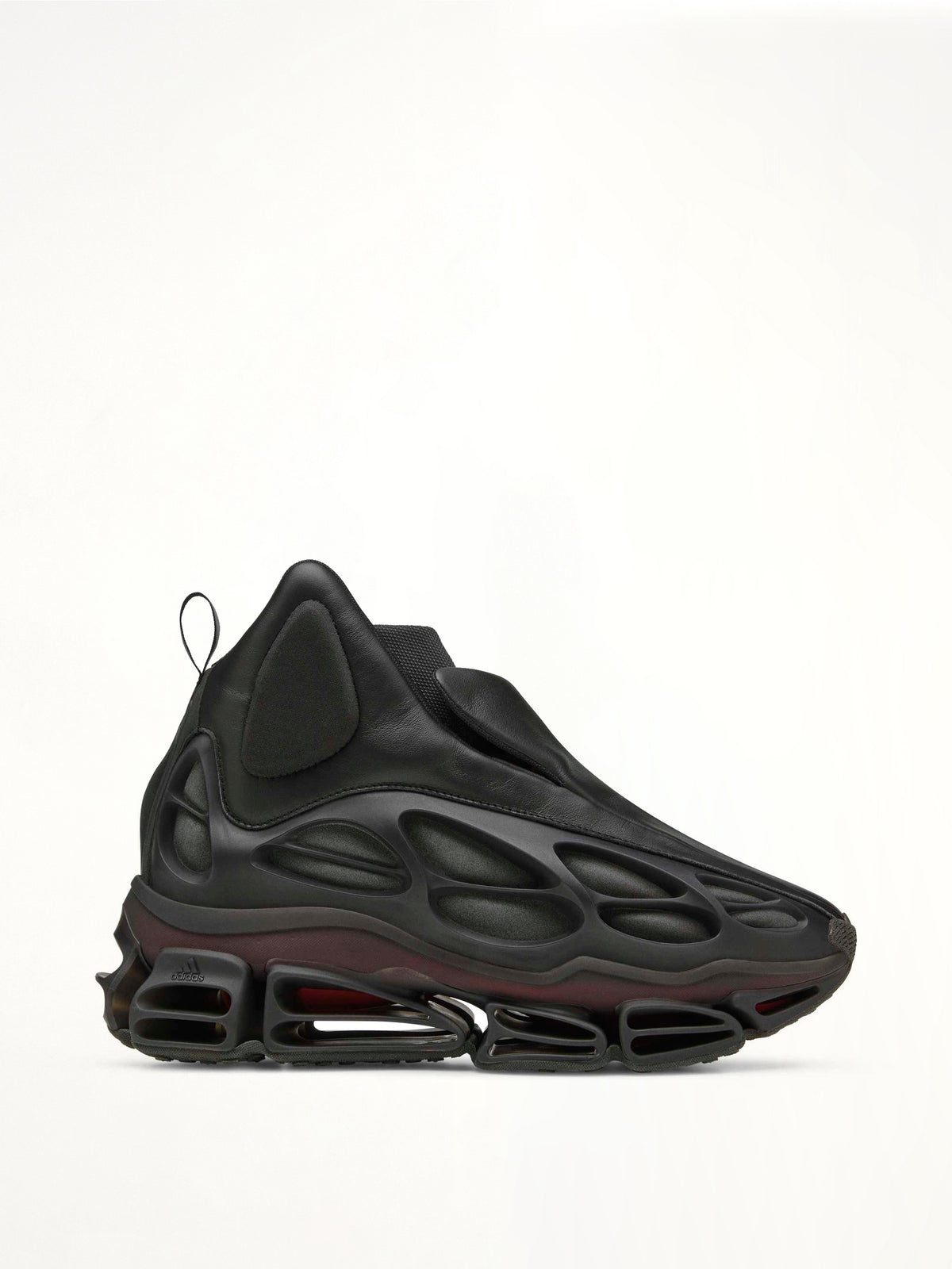 Adidas x Chavarria Mega Mid Sneaker in Core Black