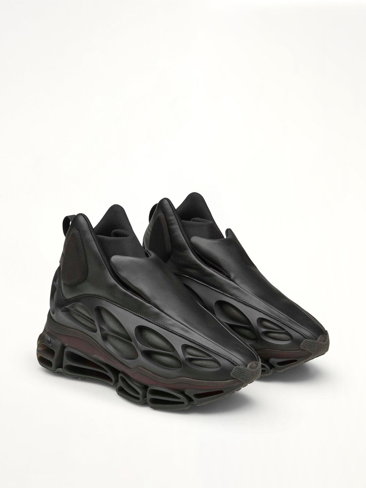 Adidas x Chavarria Mega Mid Sneaker in Core Black