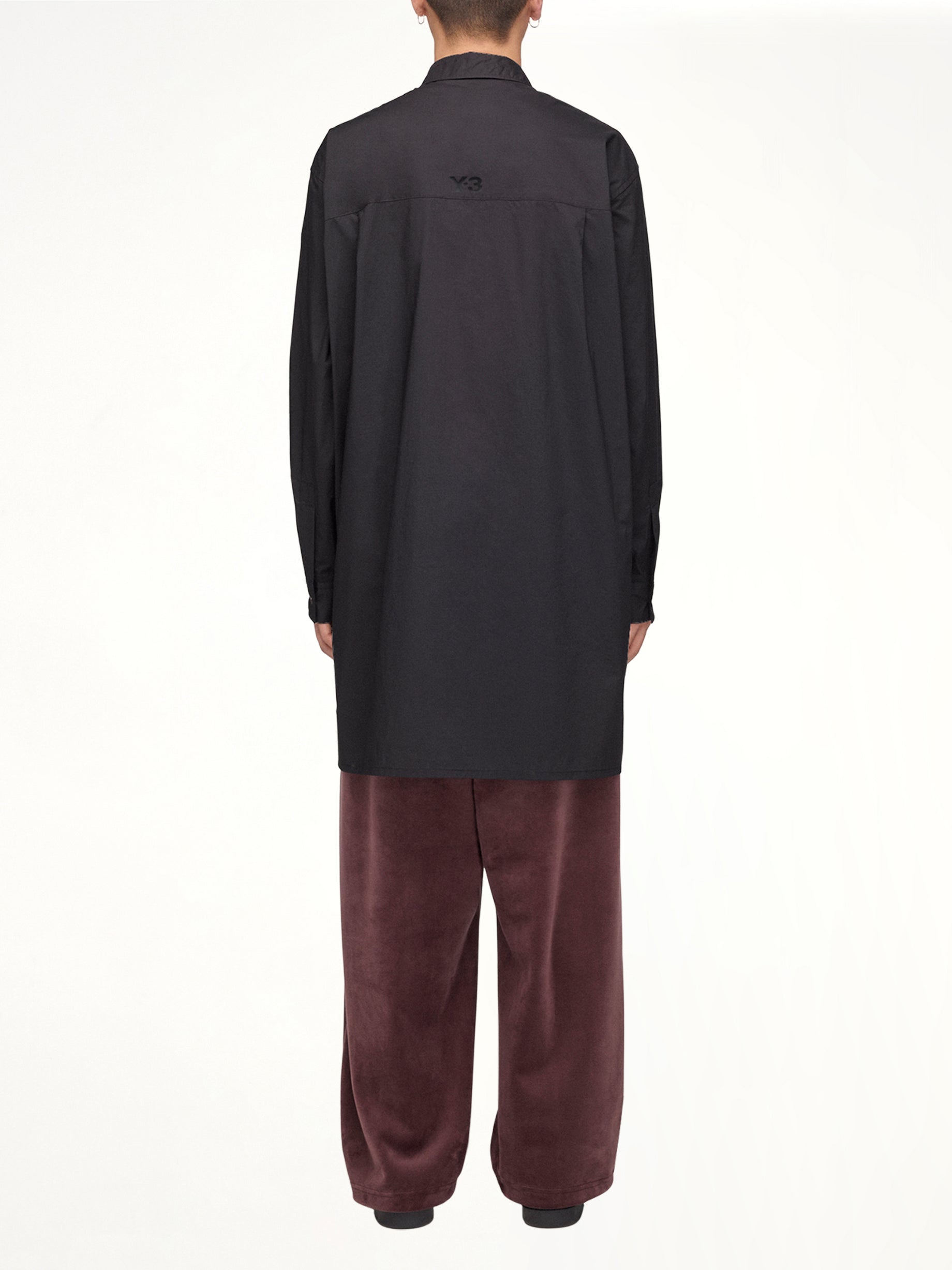 Adaptive Cotton Shirt in Black