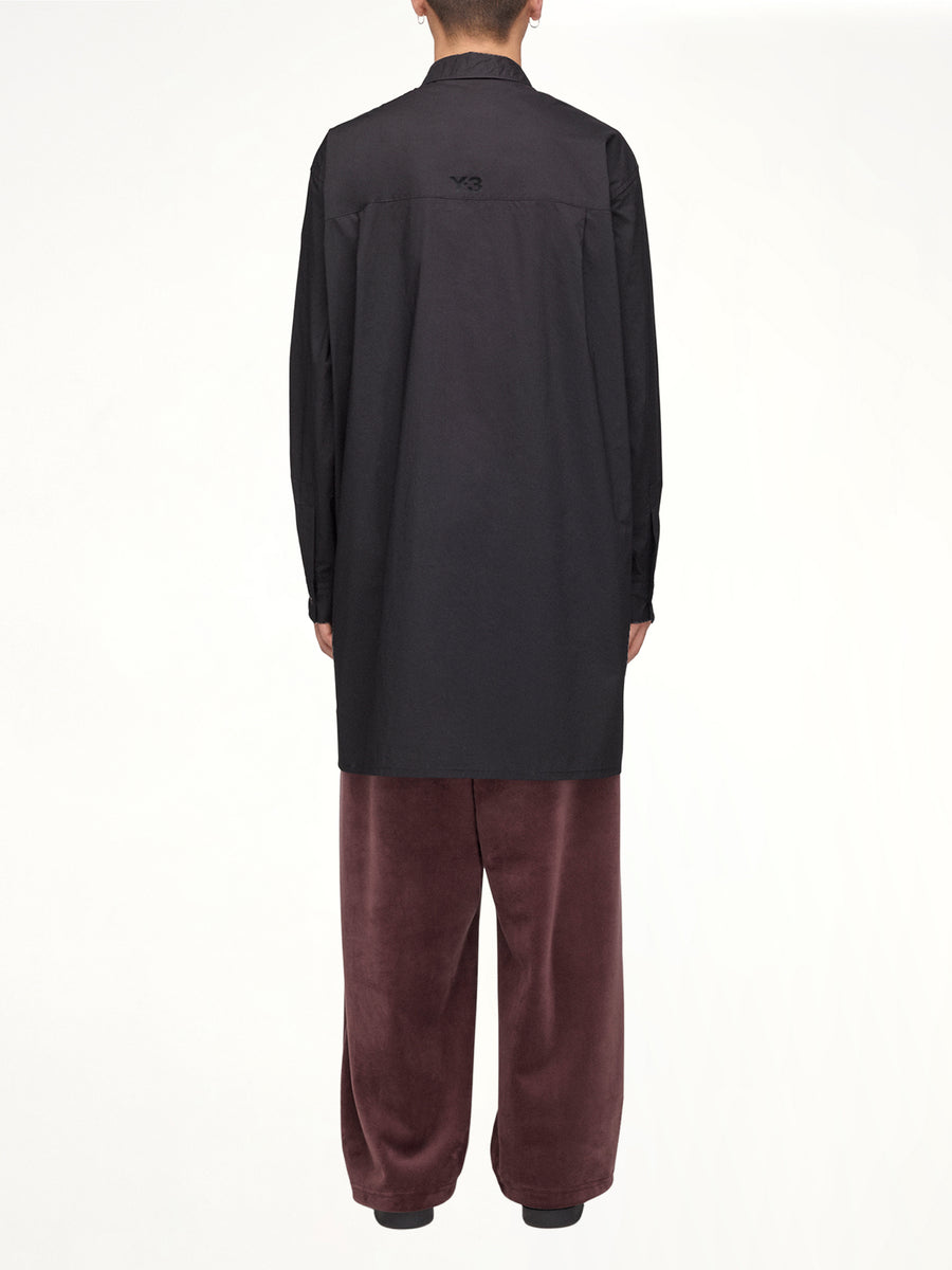 Adaptive Cotton Shirt in Black
