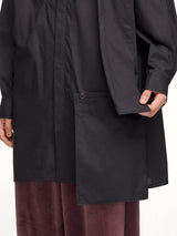 Adaptive Cotton Shirt in Black