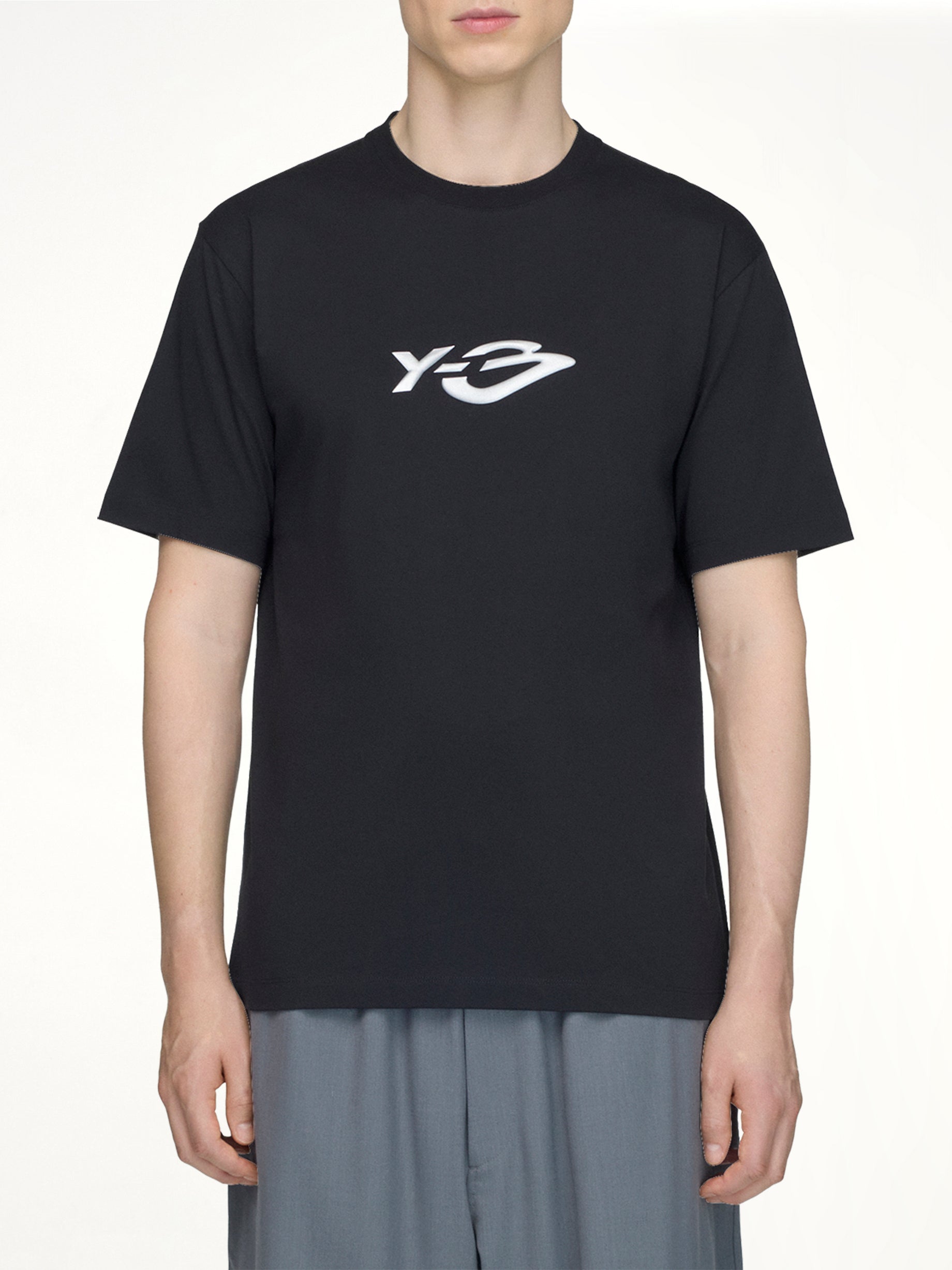 Liquid Logo LS T-Shirt in Black