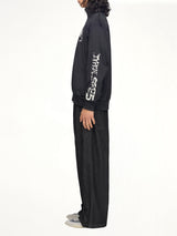 3 Stripes Skull Track Top in Black