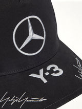 Y-3 x Mercedes 黑色赛车帽