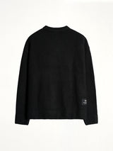 Skull Graphic Knit Sweater in Black
