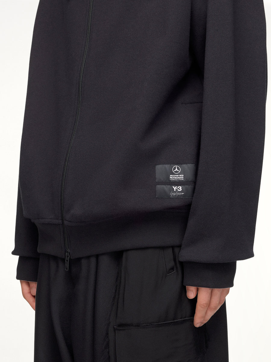 F1 Zip Hoodie in Black