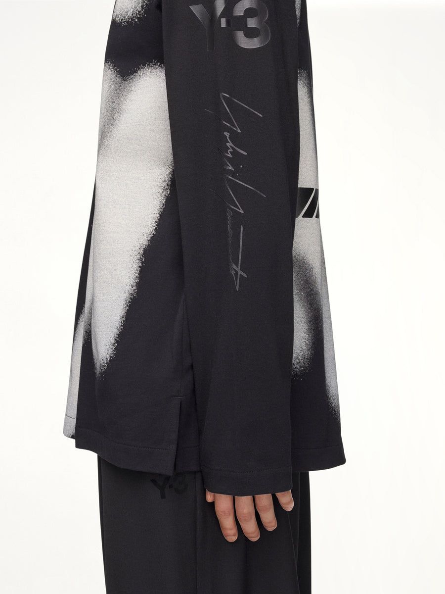 F1 Yohji LS T-Shirt in Black
