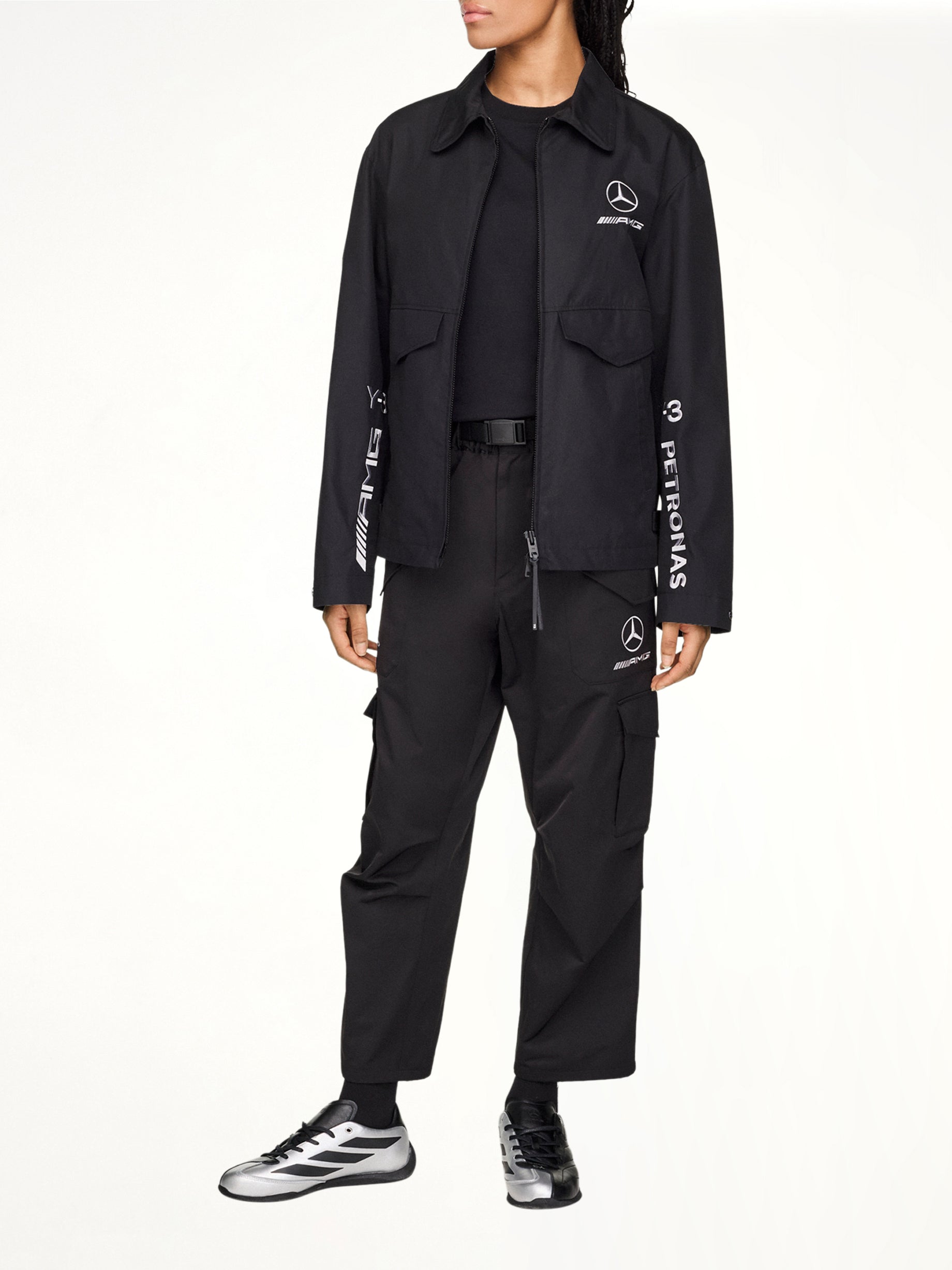 Y-3 F1 Cargo Pants in Black Full Reference from MARAIS