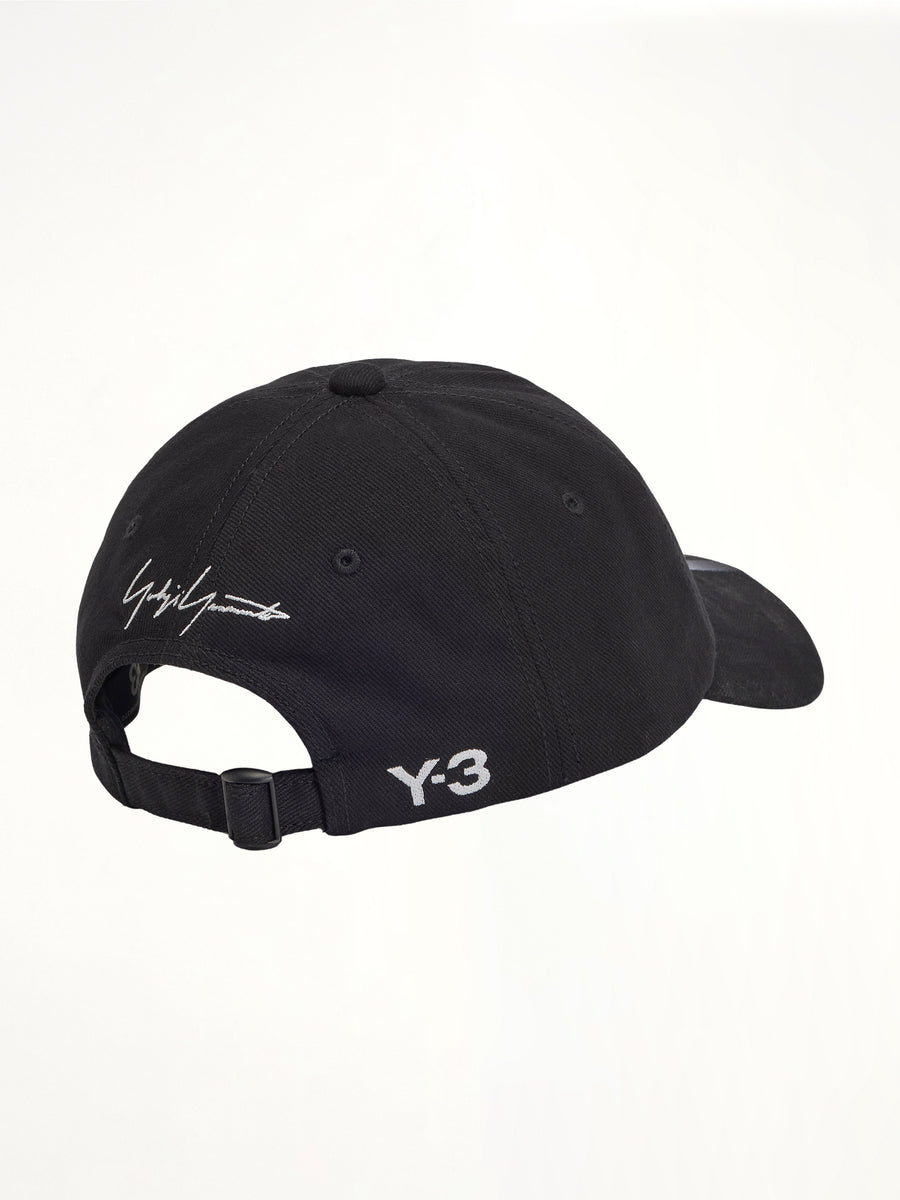 Y-3 X Mercedes Dad Cap in Black
