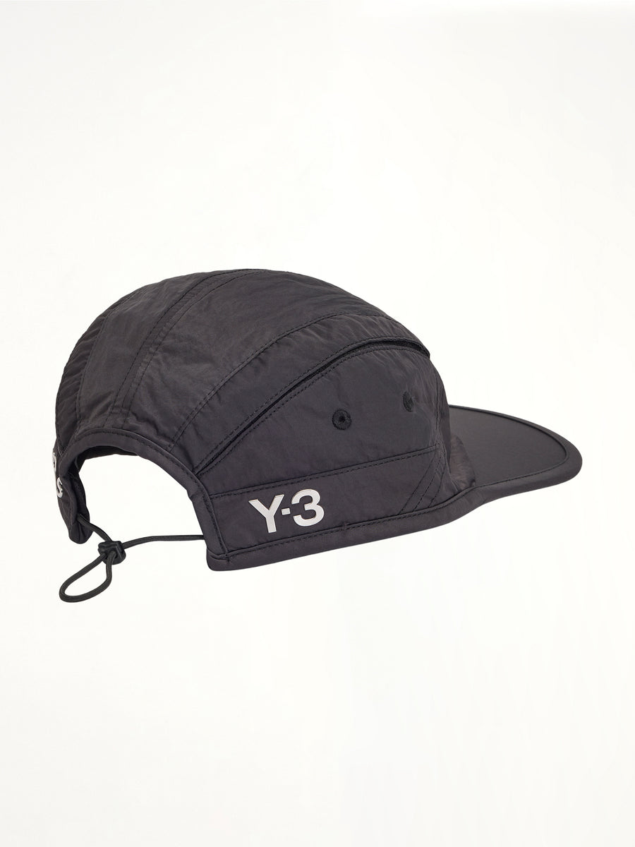 Y-3 Mer Run Cap in Black
