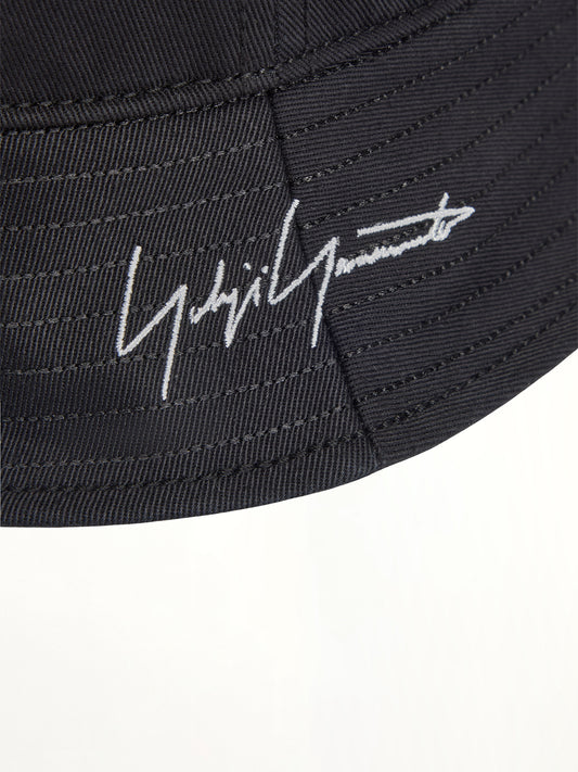 Y-3 x Mercedes Bucket Hat in Black