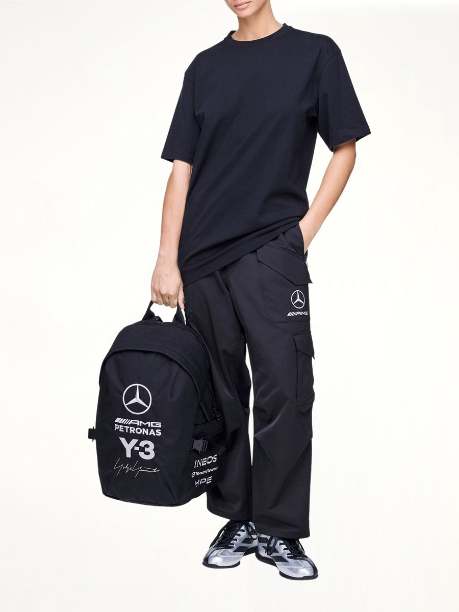 Y-3 x Mercedes Backpack in Black