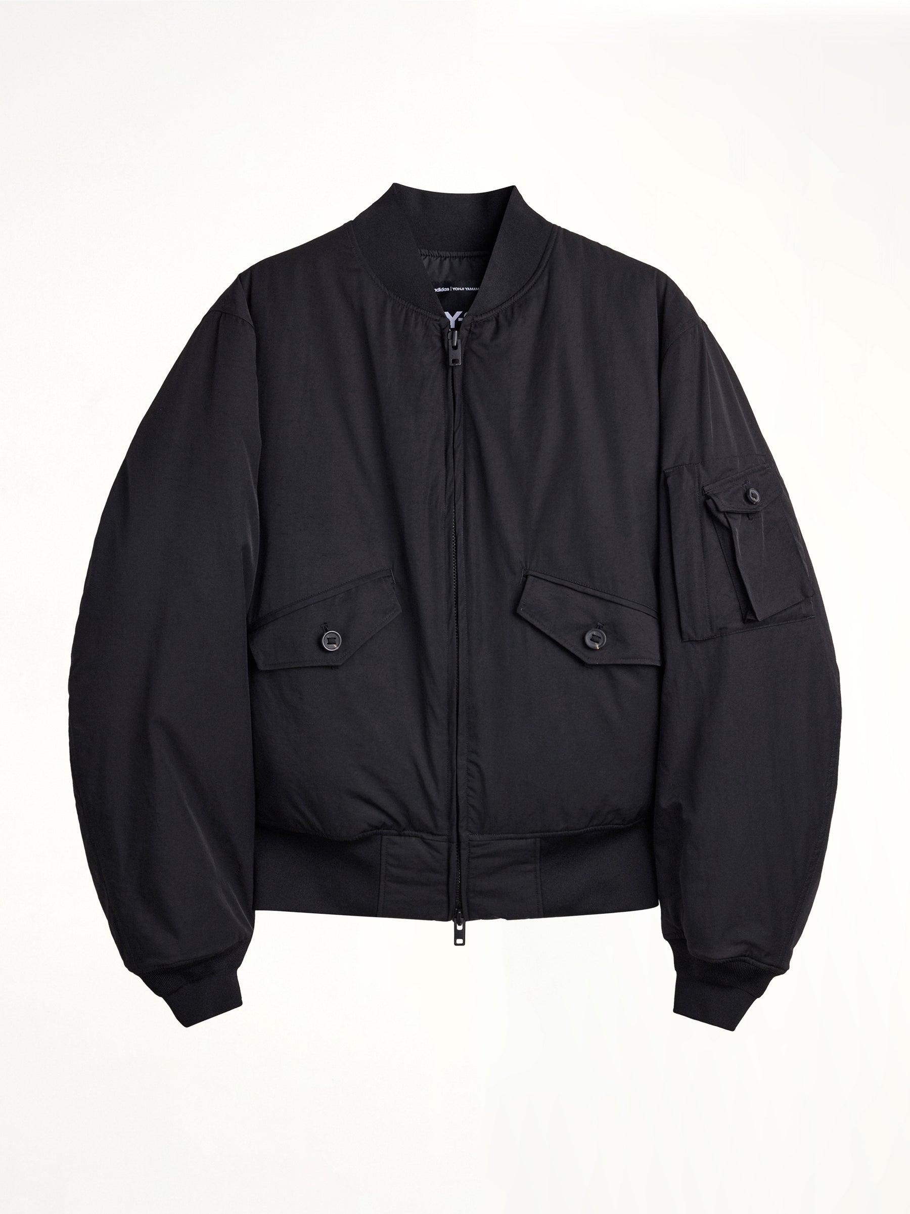 Y-3 Nylon Bomber Jacket in Black