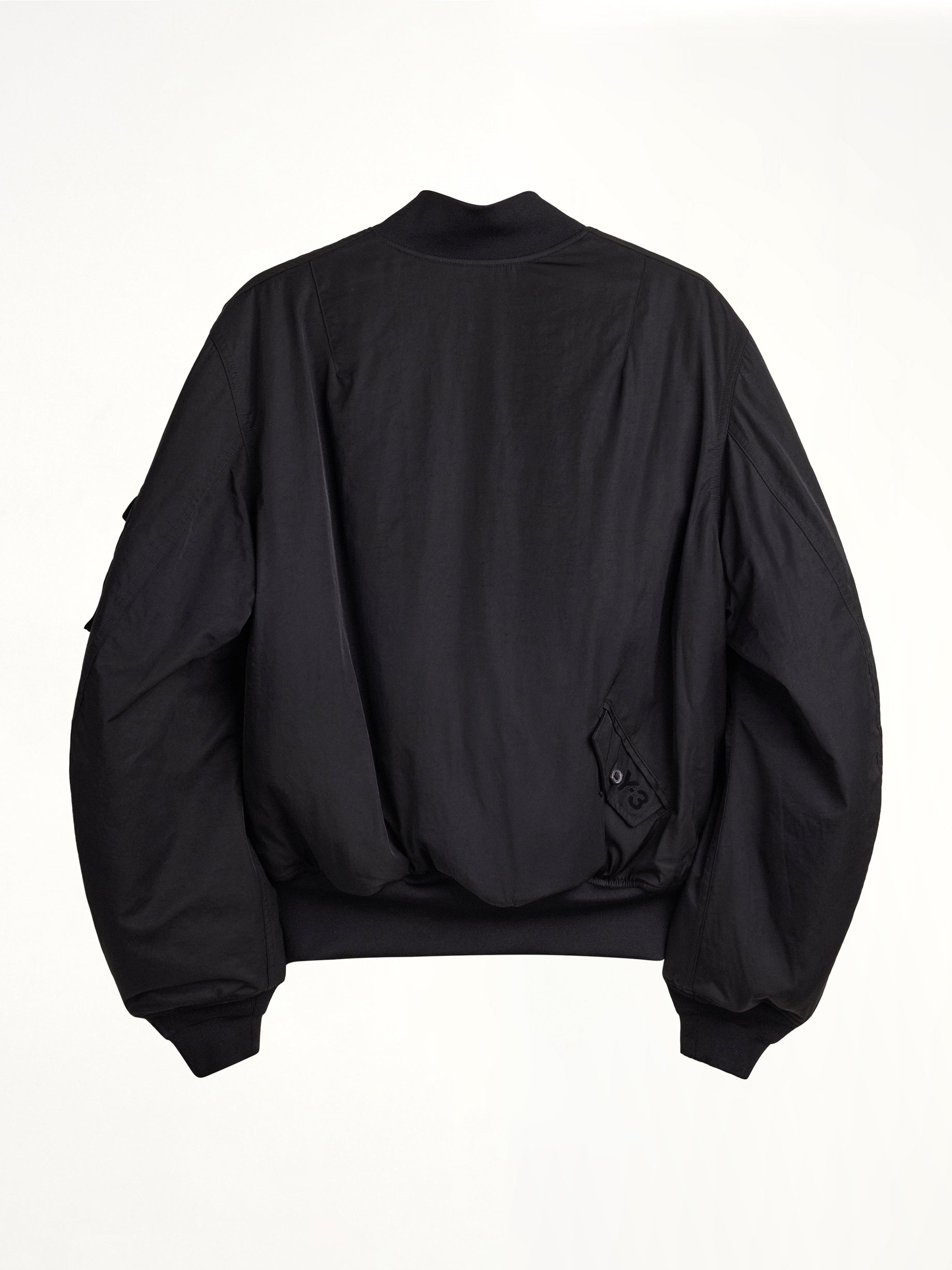 Y-3 Nylon Bomber Jacket in Black