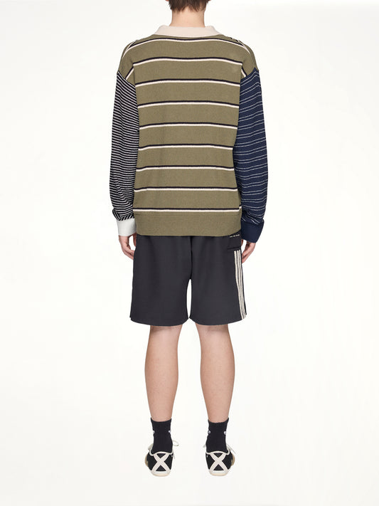 Adidas x SFTM ADI007 LS T-Shirt in Olive Strata
