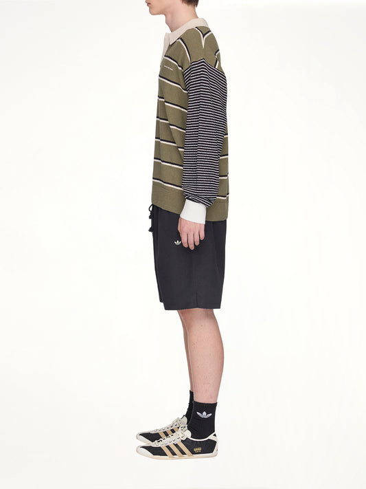 Adidas x SFTM ADI007 LS T-Shirt in Olive Strata