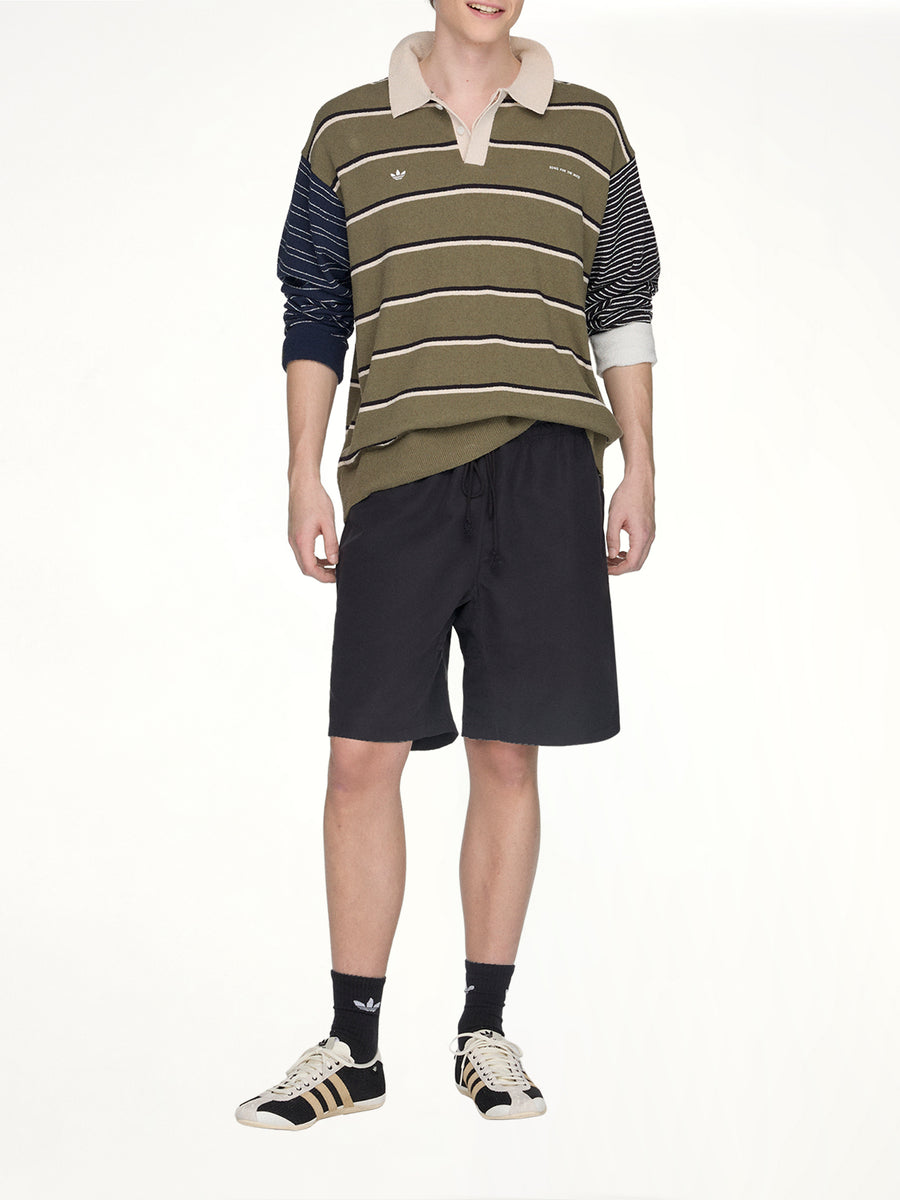 Adidas x SFTM ADI007 LS T-Shirt in Olive Strata