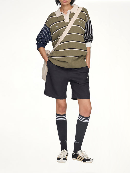 Adidas x SFTM ADI007 LS T-Shirt in Olive Strata