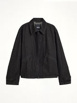 Y-3 Denim Jacket in Black