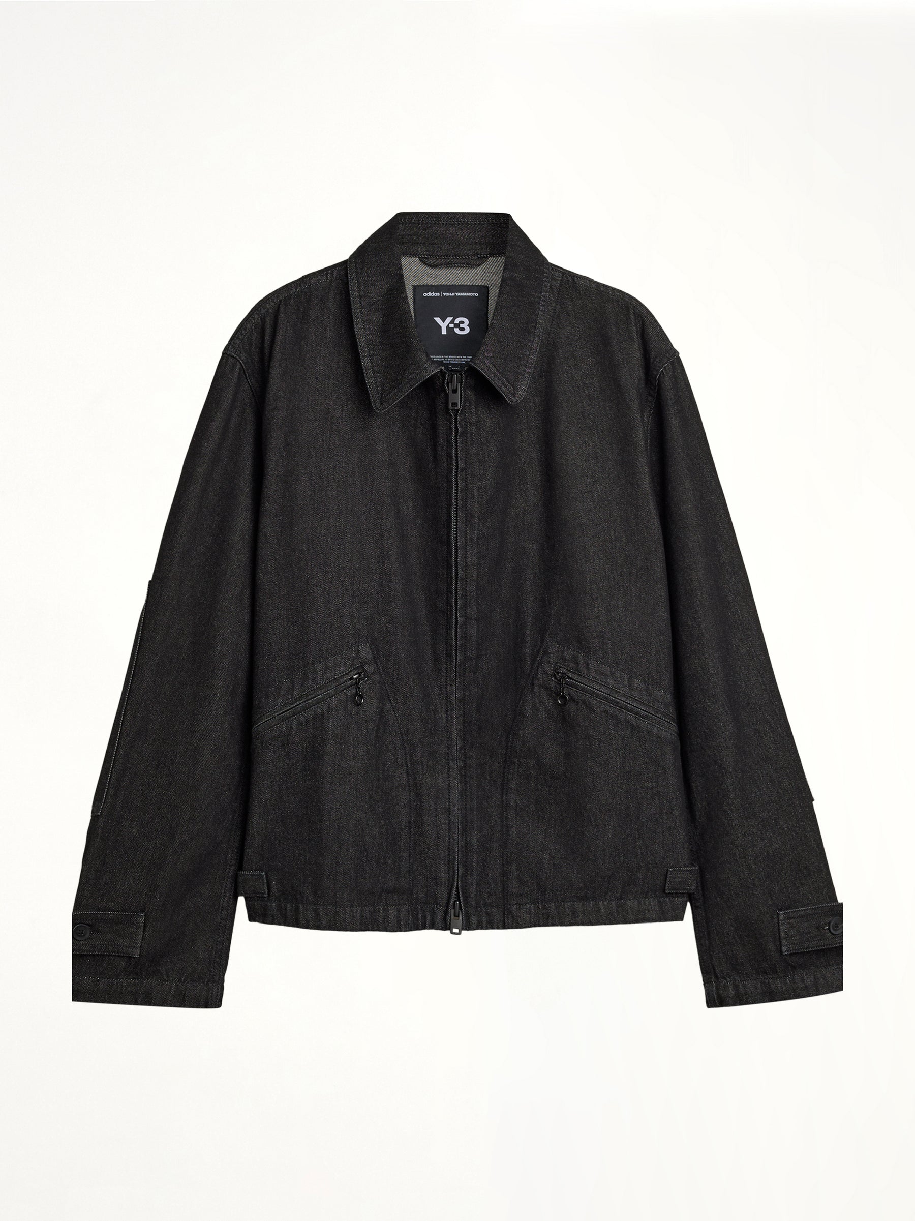 Y-3 Denim Jacket in Black