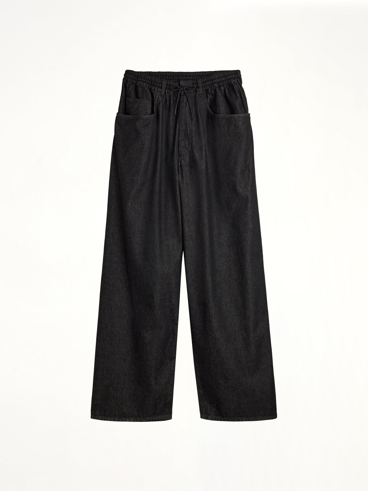 Y-3 Denim Pants in Black