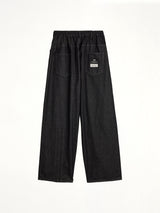 Y-3 Denim Pants in Black