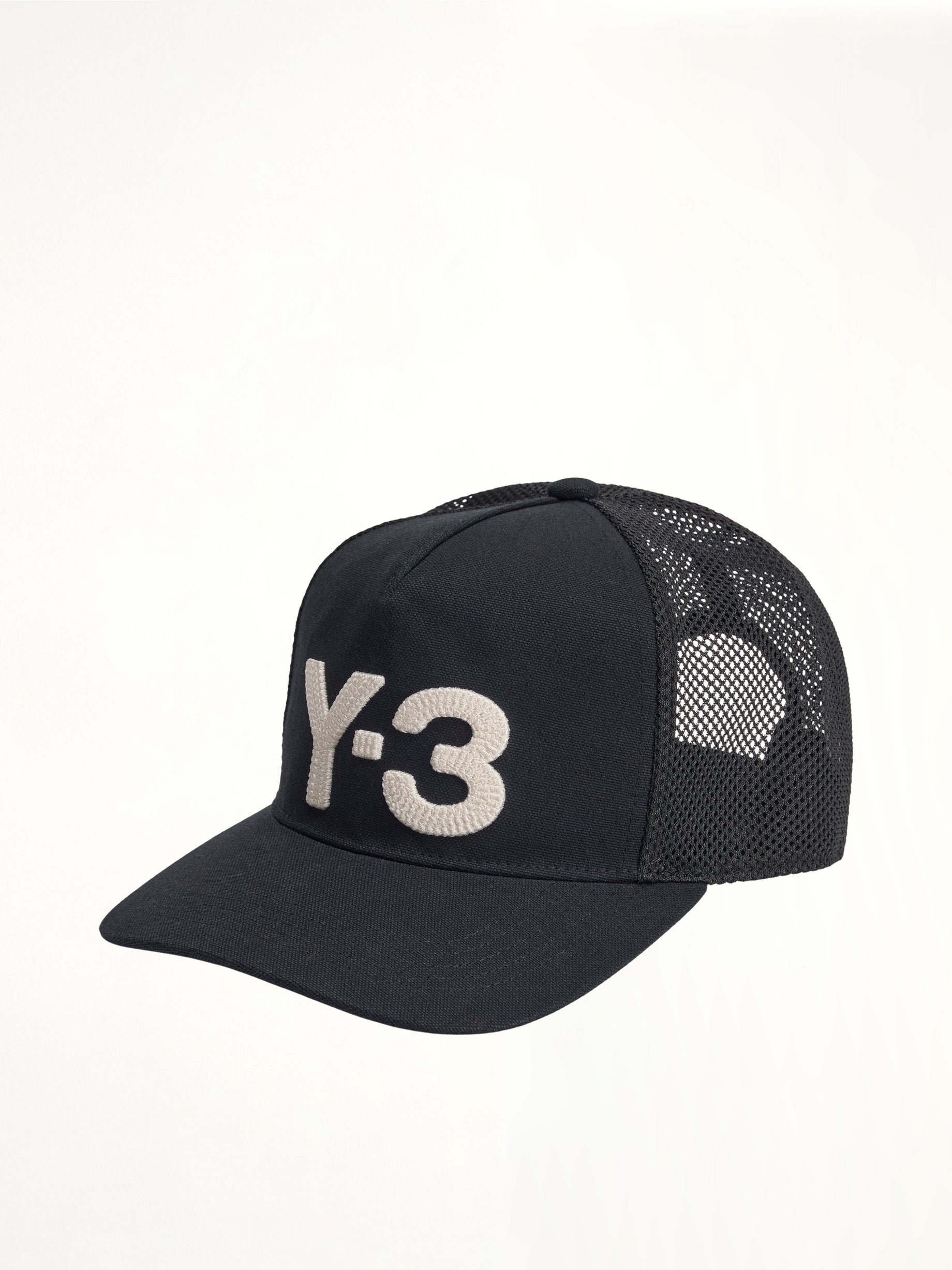 Y-3 Trucker Cap in Black