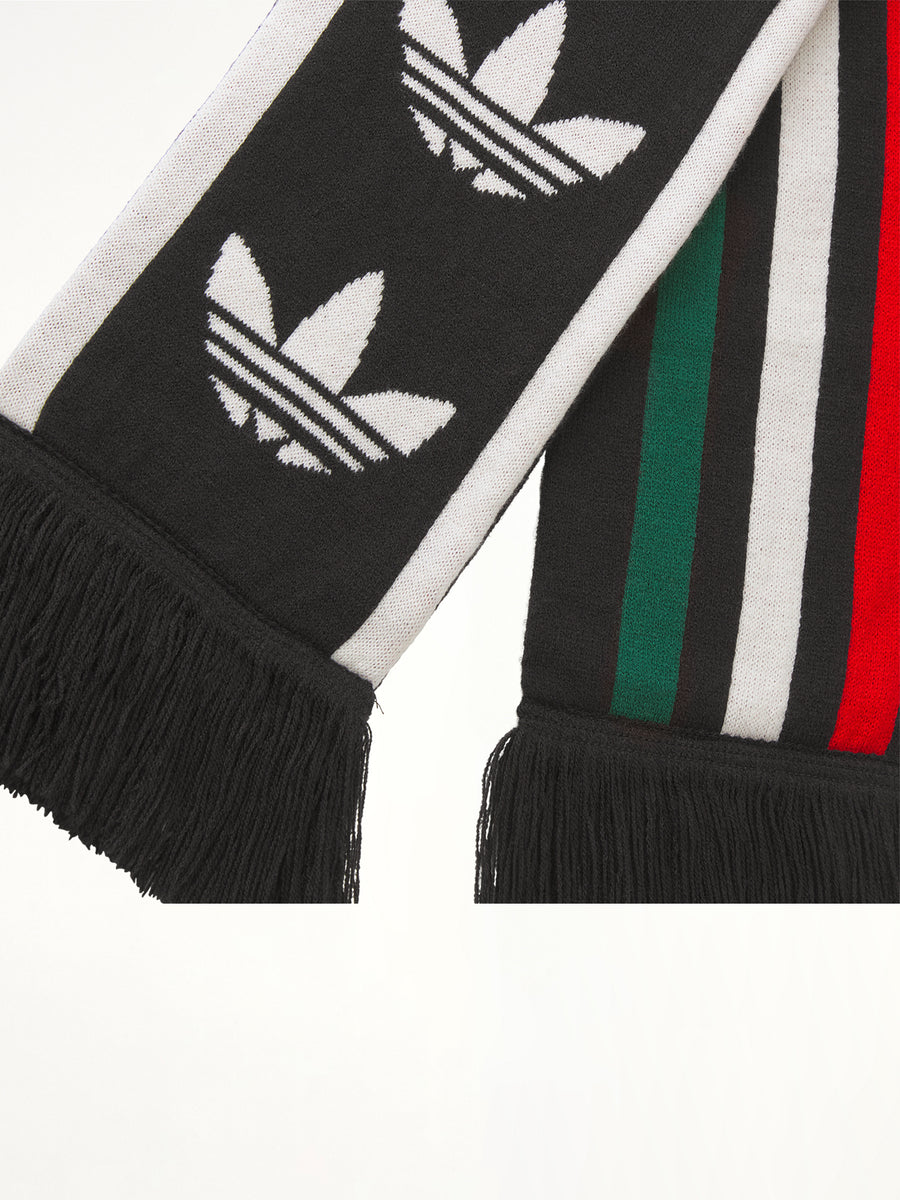 Adidas x Chavarria Scarf in Black/Better Scarlet/Collegiate Green