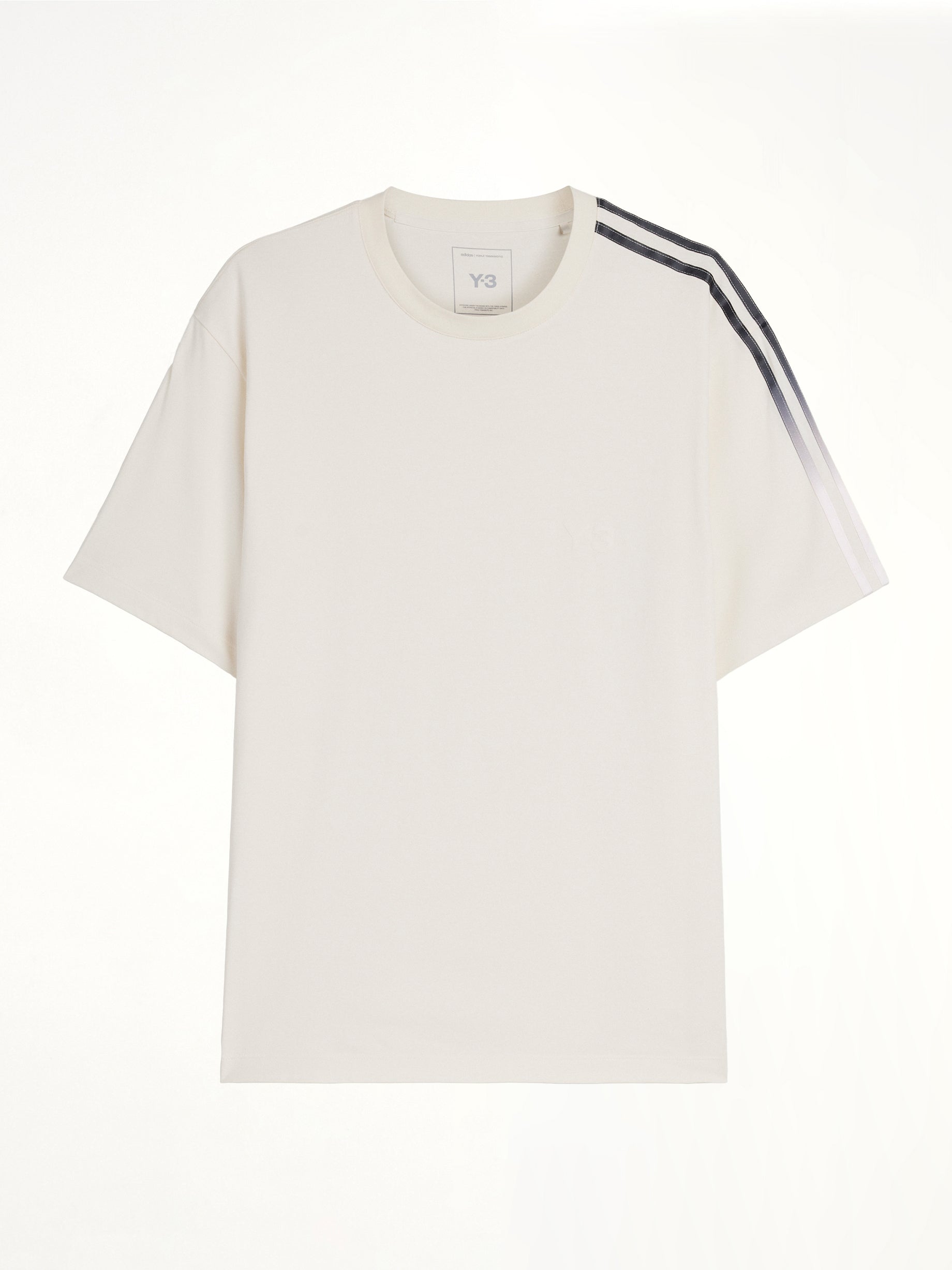 Gradient 3 Stripes T-Shirt in Chalk White
