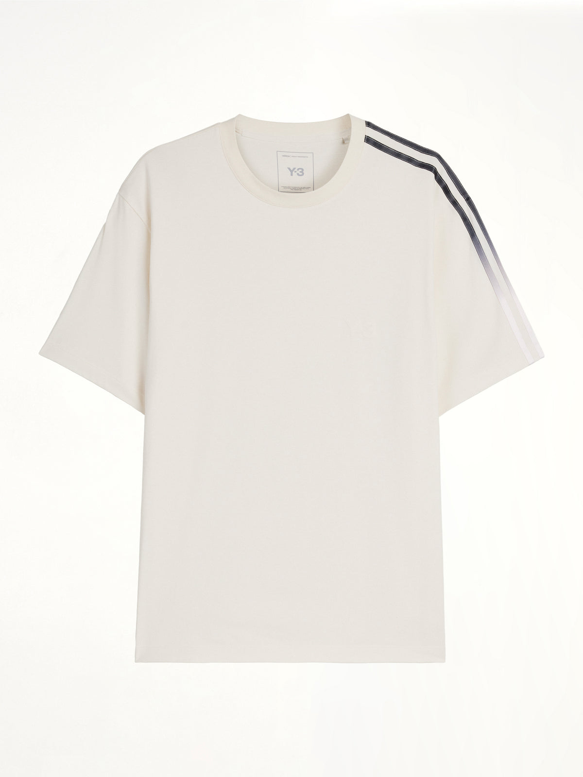 Gradient 3 Stripes T-Shirt in Chalk White