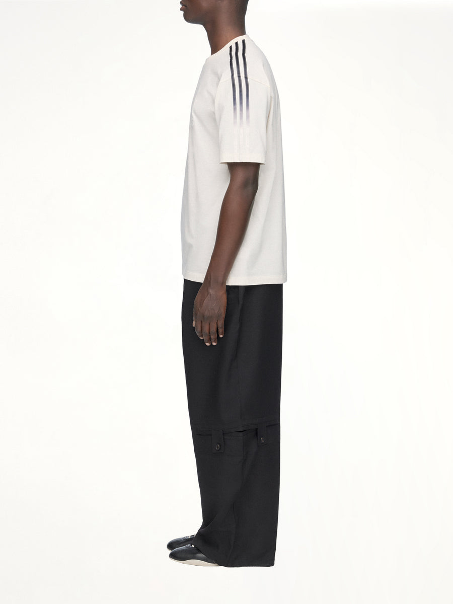 Gradient 3 Stripes T-Shirt in Chalk White
