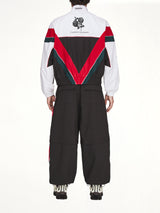Adidas x Chavarria Oversized Anthem Woven Track Jacket in White/Black