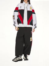 Adidas x Chavarria Oversized Anthem Woven Track Jacket in White/Black