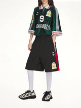 Adidas x Chavarria Oversized Woven Anthem Trackpant in Black