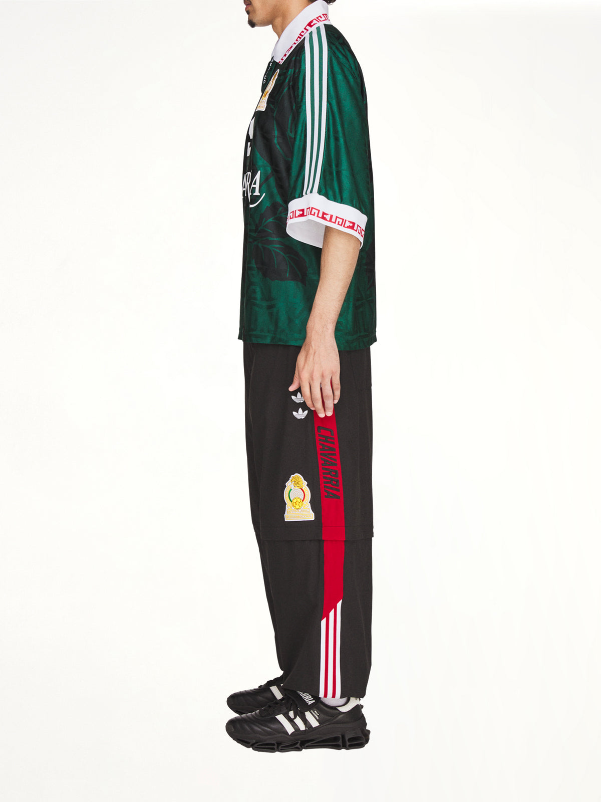 Adidas x Chavarria Soccer Mexico Jersey in Collegiate Green