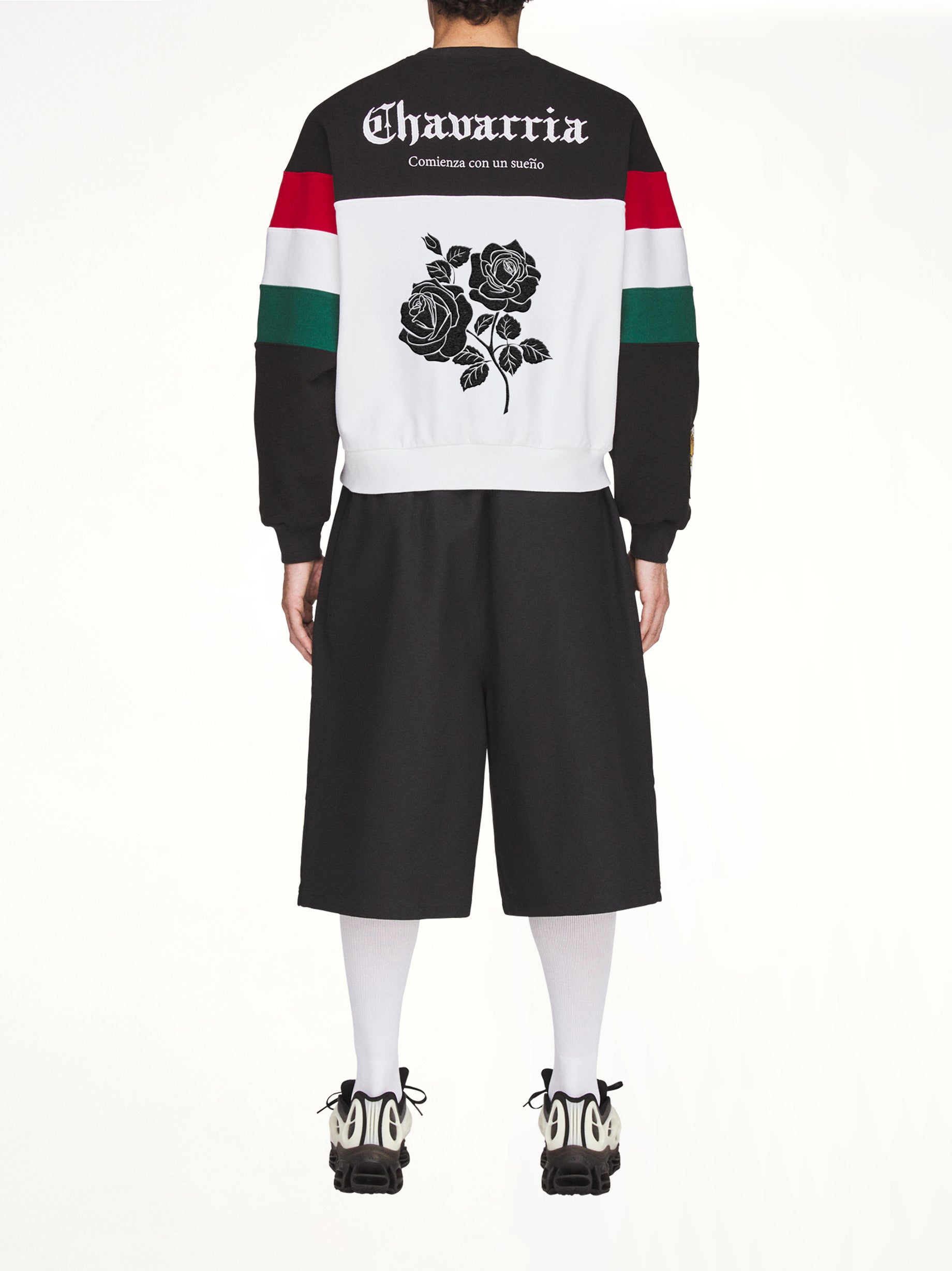 Adidas x Chavarria Crew Sweatshirt in Black/White