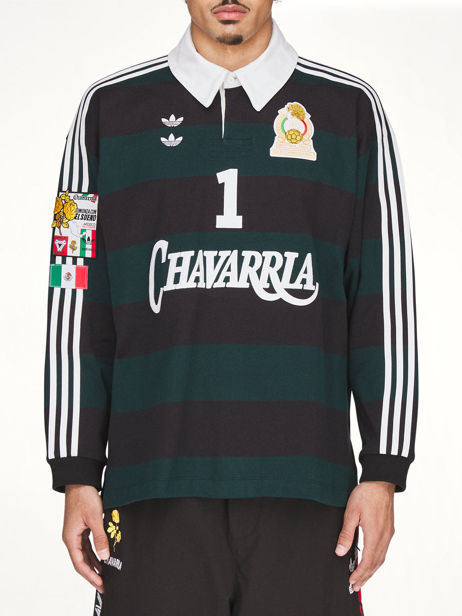 Adidas x Chavarria Portero Rugby Longsleeve in Black
